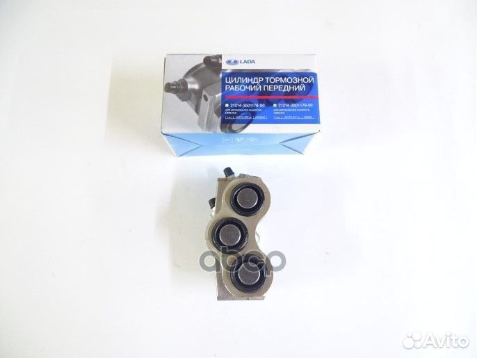 Цилиндр суппорта ваз-21214 левый (под 1 тормозн