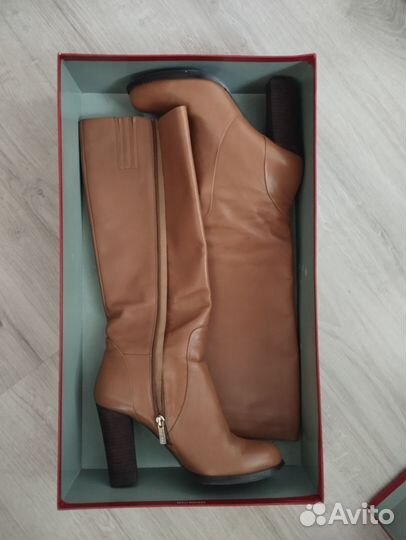 Сапоги женские нат кожа, 39 демисезонные