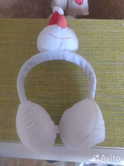 Меховые наушники