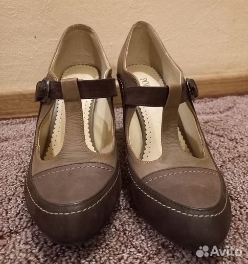 Туфли женские 37 размер коричневые