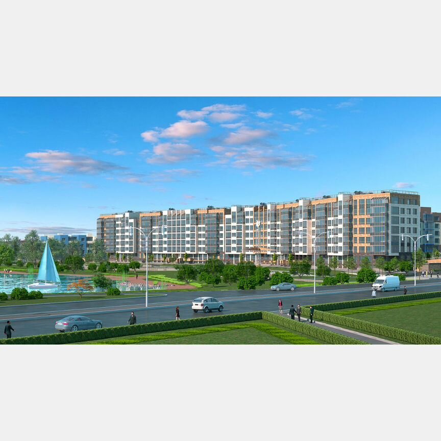 3-к. квартира, 87,8 м², 6/7 эт.