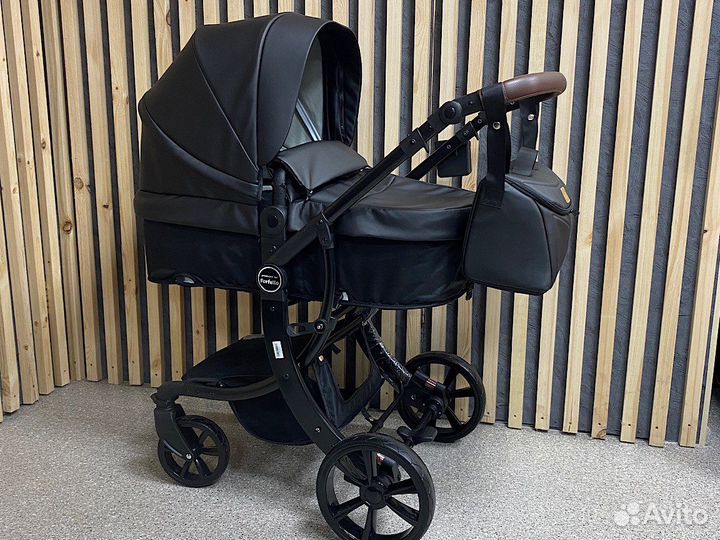 Коояска для новорожденных верх эко кожа