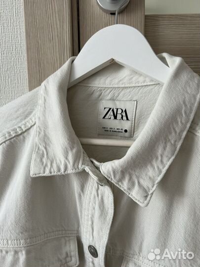 Джинсовая рубашка zara продана