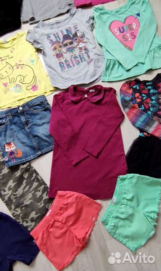 Вещи пакетом на девочку 116