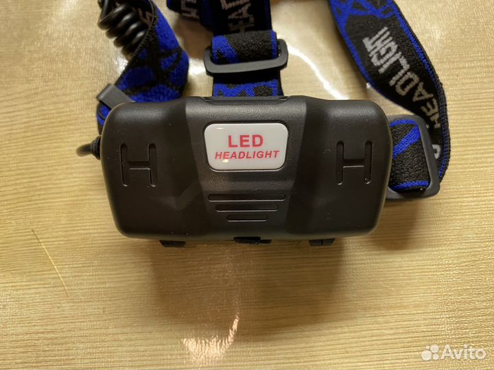 Фонарик налобный светодиод T6 новый