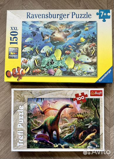 Пазлы ravensburger, trefl, castorland