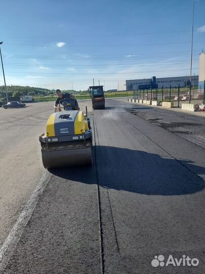 Асфальтирование и благоустройство дорога парковок