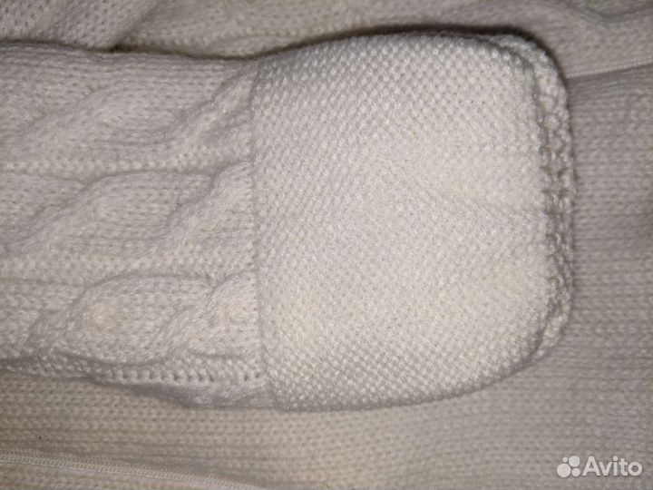 Детский вязаный конверт