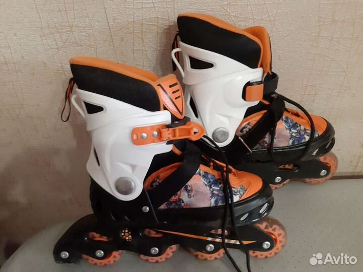 Роликовые коньки детские раздвижные