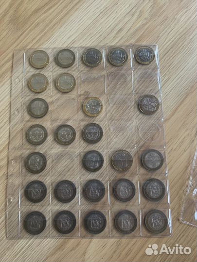 Монеты биметаллические 10 рублей (список)