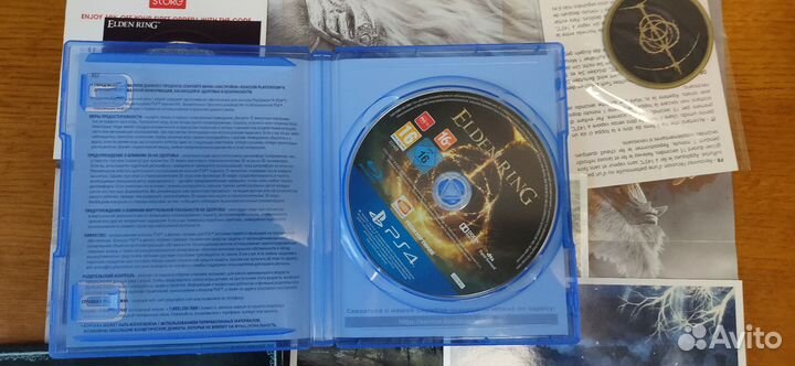 Диск Elden ring ps4/ps5 премьерное издание