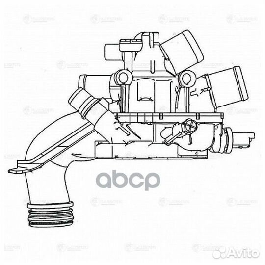 Термостат в сборе для а/м PSA 308 (11) /C4 (10