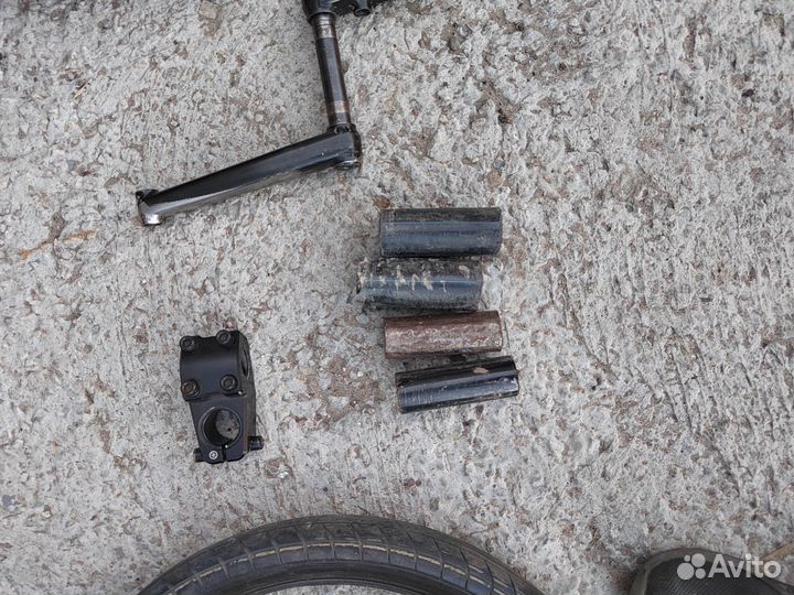4 пеги на BMX с пластиком