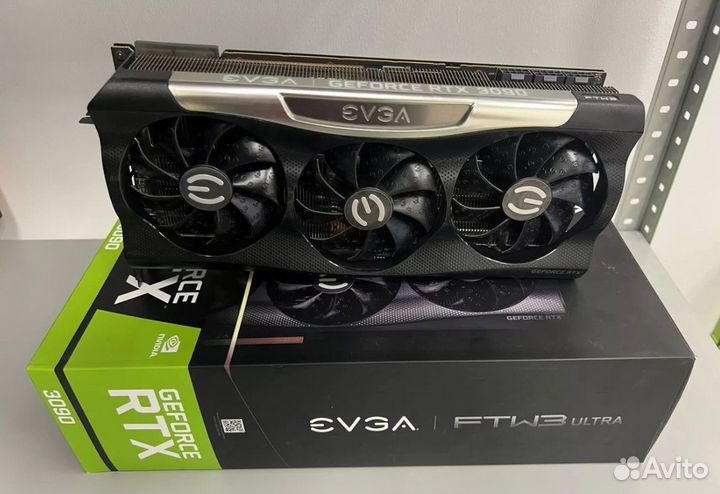 Видеокарта RTX 3090 FTW3 ultra 24 Gb Evga