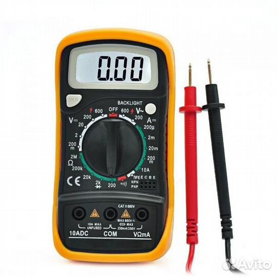 Цифровой мультиметр peakmeter MAS830L (Оранжевый)