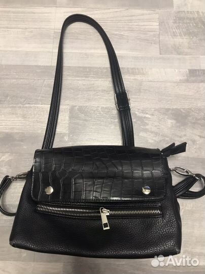 Сумка женская через плечо черная