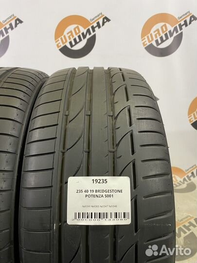 Bridgestone Potenza S001 235/40 R19