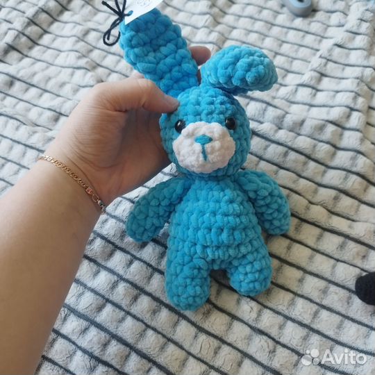 Мягкая игрушка заяц ручной работы