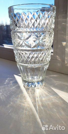 Ваза для цветов хрусталь СССР