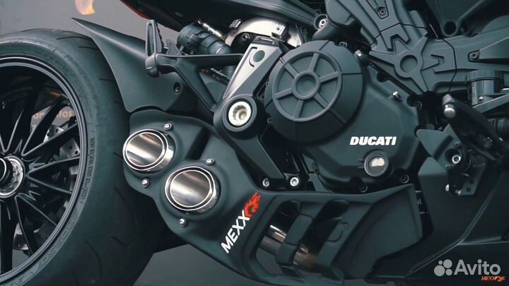 Ducati diavel 1260 выхлоп mexx italy