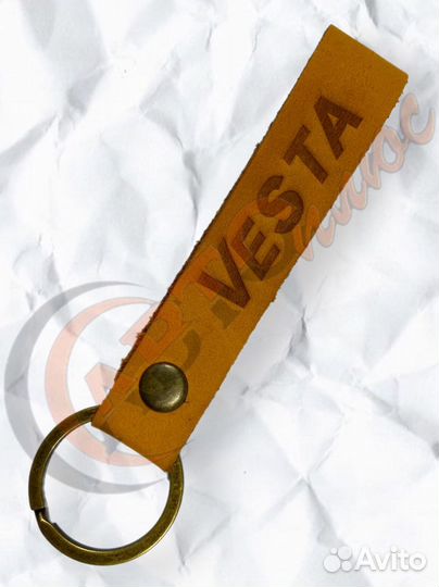 Брелок для ключей люверс Рыжий 