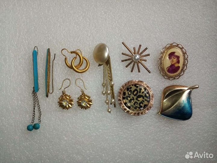 Винтажные украшения 9 шт