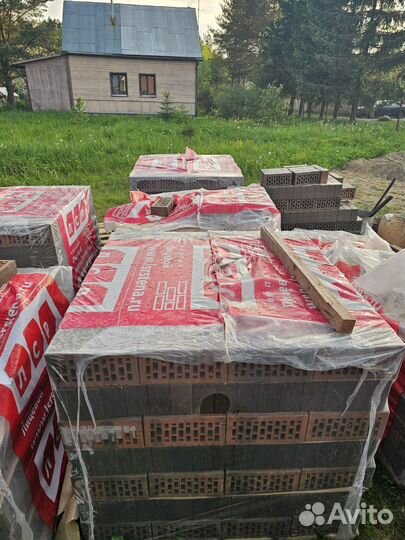 Кирпич лицевой пустотелый красный Ультра рустик