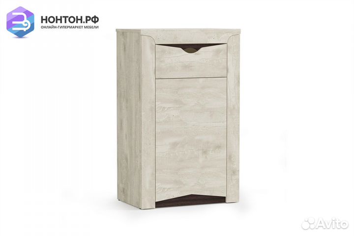 Тумба Лючия 33.20 бетон пайн белый / венге / белый