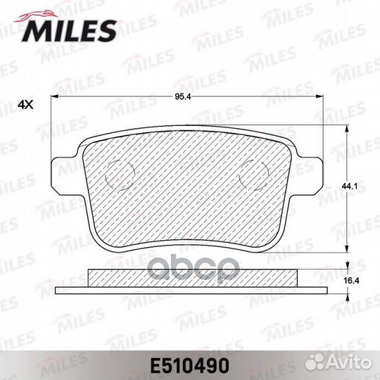 Колодки тормозные дисковые Miles 1533 BD6319