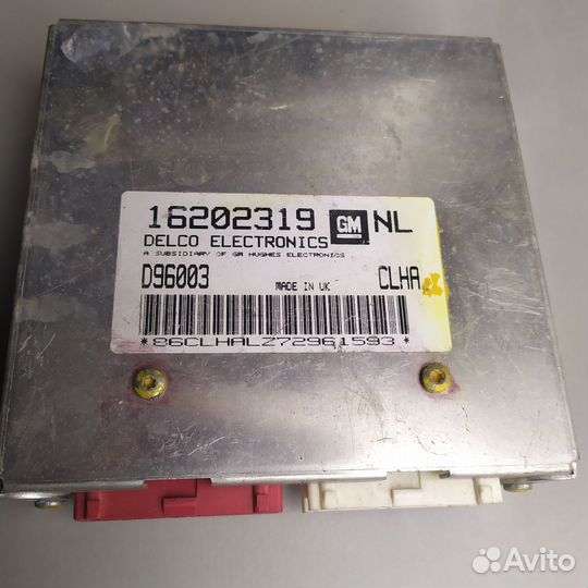 Opel vectra б 1.6 эбу двигателя