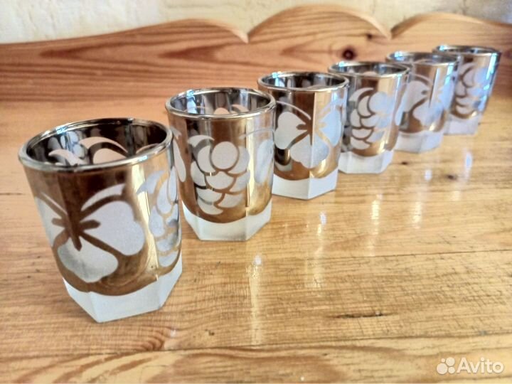 Стопки стеклянные комплект 6 штук