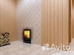 Печь для бани Русь-сетка 12 Л Панорама