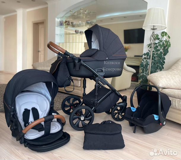 Коляска 3 в 1 Adamex Sierra