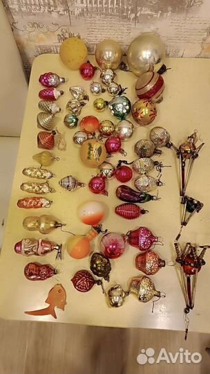 Елочные игрушки СССР