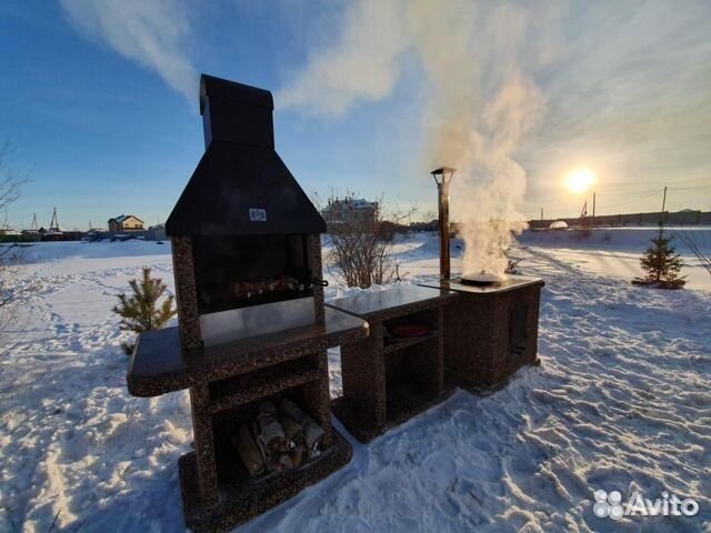 Печь барбекю, модуль под казан, тандыр