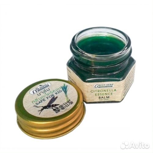 Бальзам от Насекомых с Цитронеллой, Тайланд, 20 гр