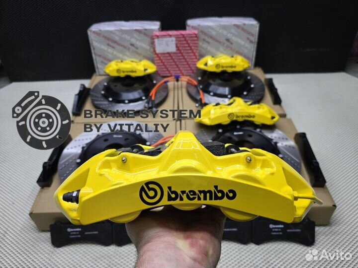 Готовый комплект тормозной системы brembo