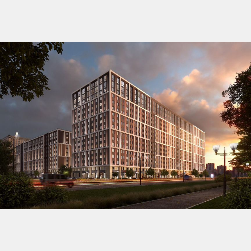 Апартаменты-студия, 23,6 м², 12/17 эт.