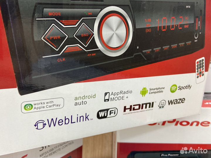 Магнитола 1 Din DV-Pioneer. GB (новая, гарантия)