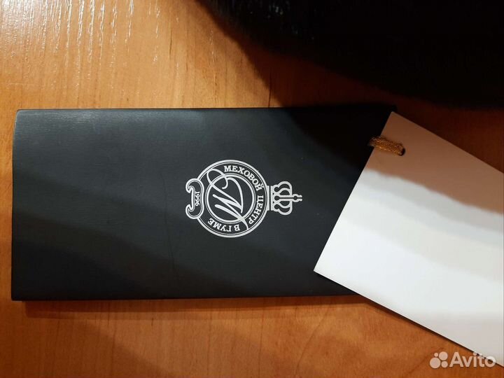 Берет из норки с кулиской-фиксатором размера