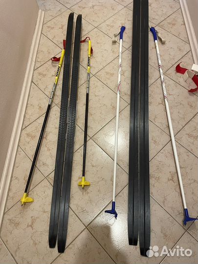 Беговые лыжи классические tisa и Norway и ботинки