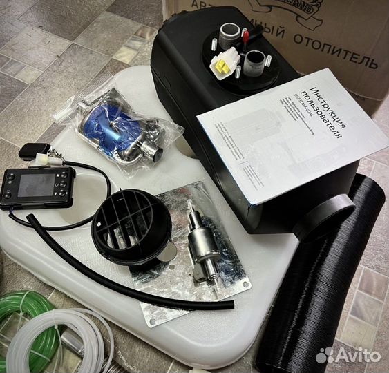 Автономный отопитель-сухой фен 12В/24В 5квт