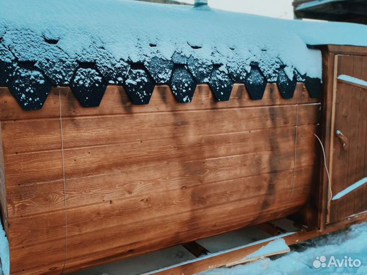 Бани-бочки под ключ