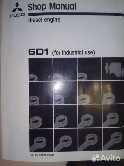 Руководство по ремонту двигателя Mitsubishi 6D1