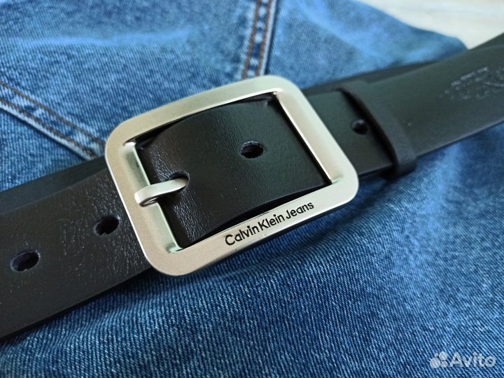 Кожаный ремень Calvin Klein