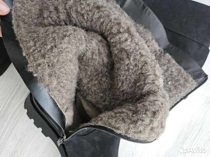 Сапоги зимние 40 нат нубук