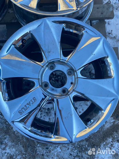 Литье 17 (4*114,3) Хром