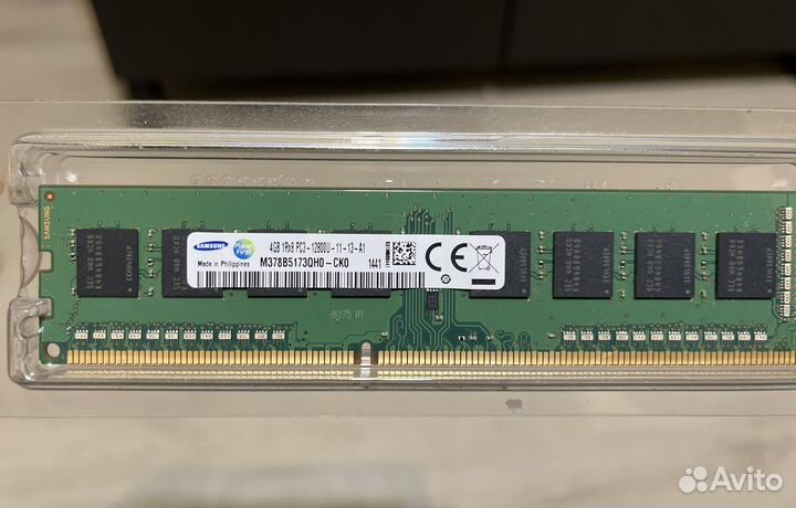 Оперативная память Samsung ddr3 4гб pc12800
