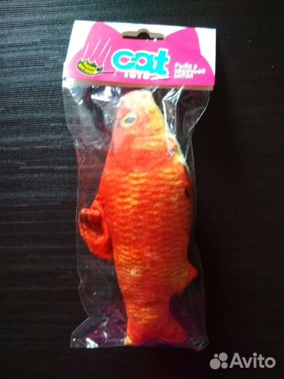 Игрушка Рыбка для кошки с мятой