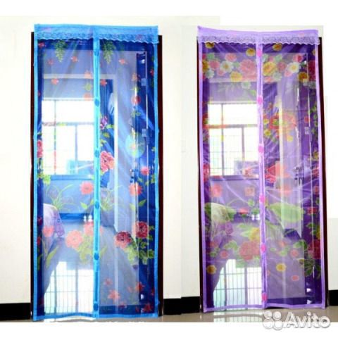 Сетка дверная антимоскитная, разные размеры(новая)